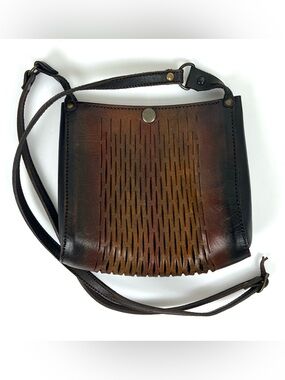 Vintage 70’s Hippie Ombré Leather Handbag